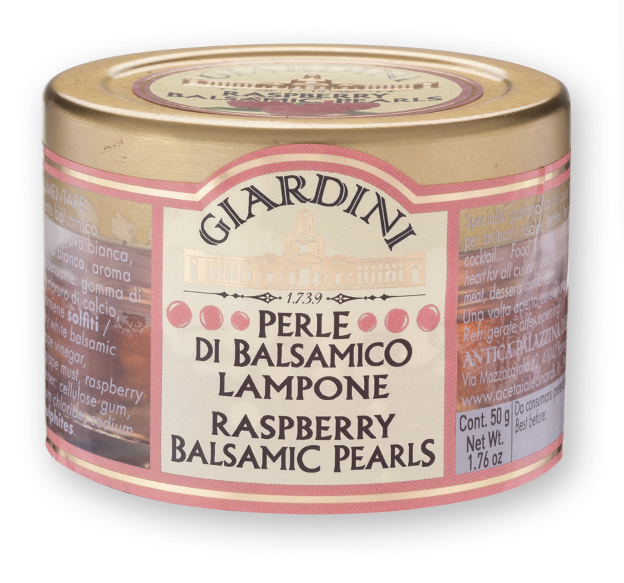 Sales White Balsamic Pearls Raspberry Balsamico Giardini White